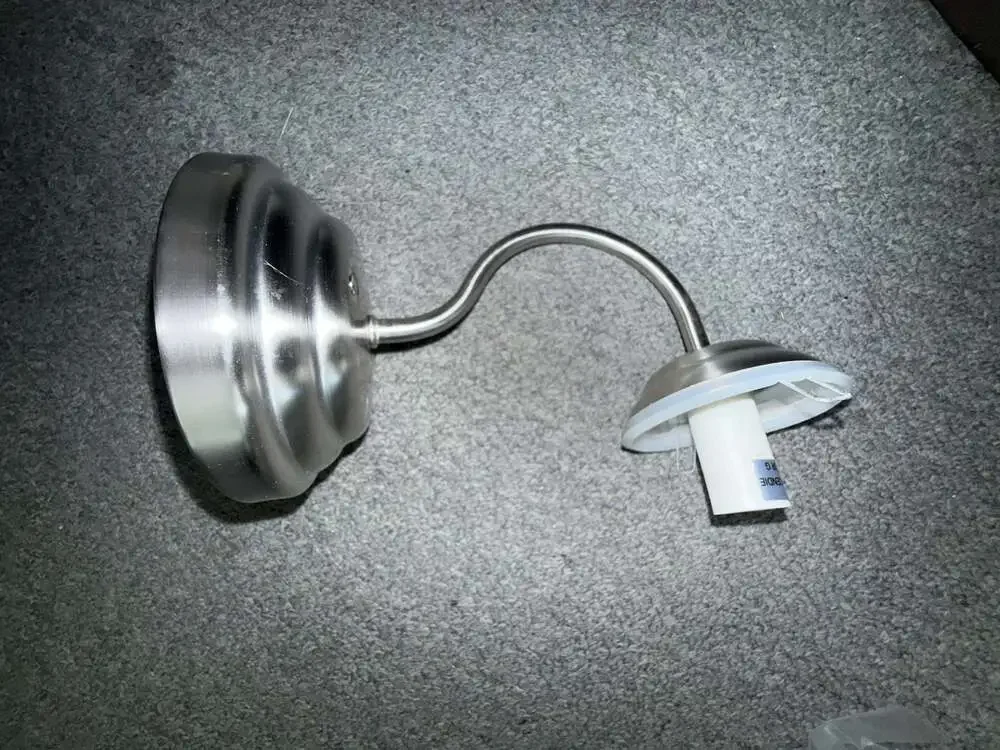 IKEA LILLHOLMEN Nickel-Plated Wall Sconce Light